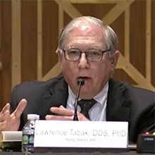 NIH Acting Director Testifies Before Congress