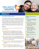 Oral Health and Aging: Brushing
