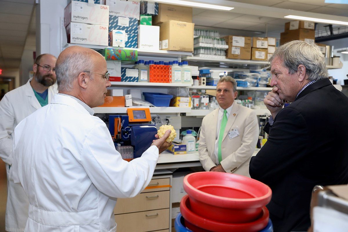 scientist John Chiorini, PhD meeting with members of the Congressional Cancer Survivors Caucus