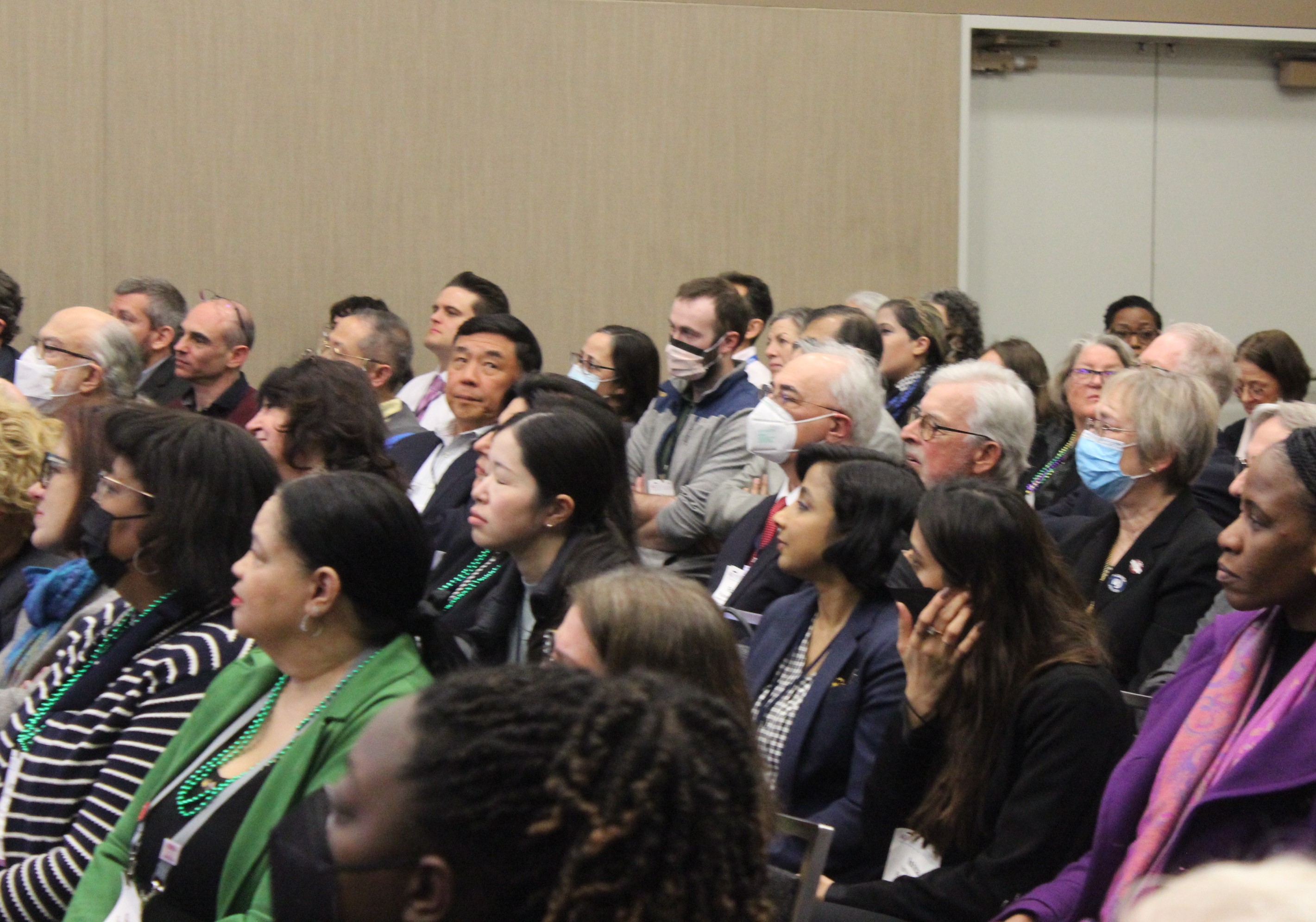 The presenters spoke to a packed audience about NIDCR's scientific milestones and accomplishments. 