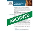 Thumbnail for an English-Language Publication: "Finding Low-Cost Dental Care"