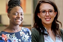 Clemson University’s Cherice Hill, PhD (left), and University of Colorado’s Lomeli Shull, PhD (right)