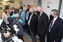 HHS Leaders Visit NIH