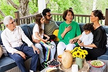 NIDCR Senior Investigator Indu Ambudkar PhD, and her husband, National Cancer Institute (NCI) scientist Suresh Ambudkar PhD, recently appeared on a home makeover television series with their son, actor Utkarsh Ambudkar.