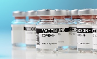 Stock image of COVID-19 vaccines