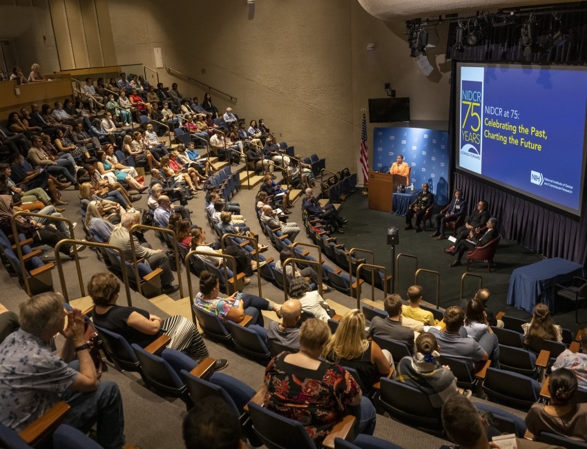 group of people at NIDCR Celebration
