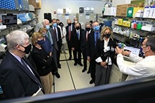Congressional visit to NIH