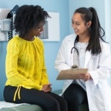Doctor advising a patient