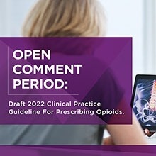 CDC Clinical Practice Guideline for Prescribing Opioids 