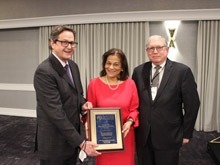 NIDCR Director Rena D’Souza, D.D.S. received International Association for Dental Research (IADR) Distinguished Scientist Awards, among the highest honors bestowed by the organization.
