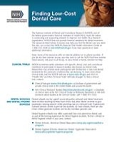 Finding Low-Cost Dental Care