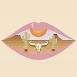 An illustration depicting dry mouth,