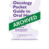 Oncology Pocket Guide to Oral Health